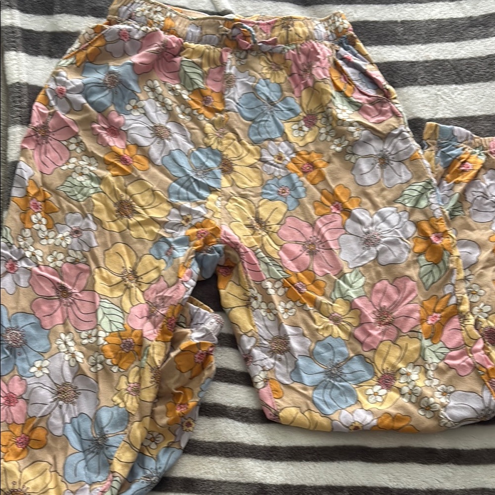 Floral Kids Pajamas - Multicolor
